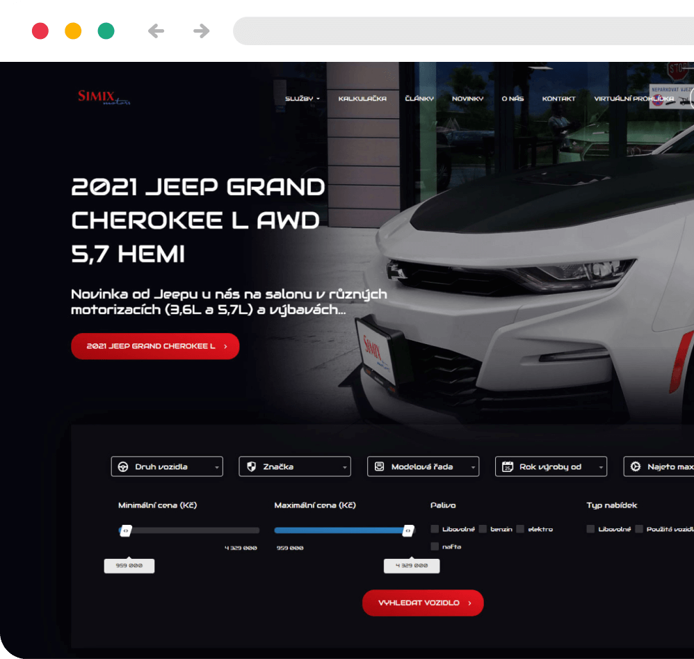 Moc dobře víme, že web není jen vizitka, aby vás mohli potencionální zákazníci kontaktovat. Jde o investici jako každá jiná a uděláme vše pro její maximální zhodnocení.