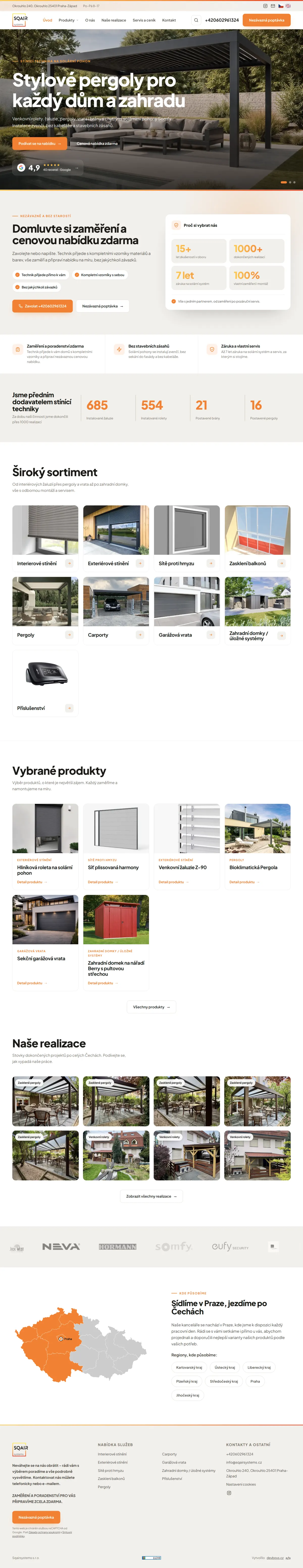 Náhled webu: Sqairsystems