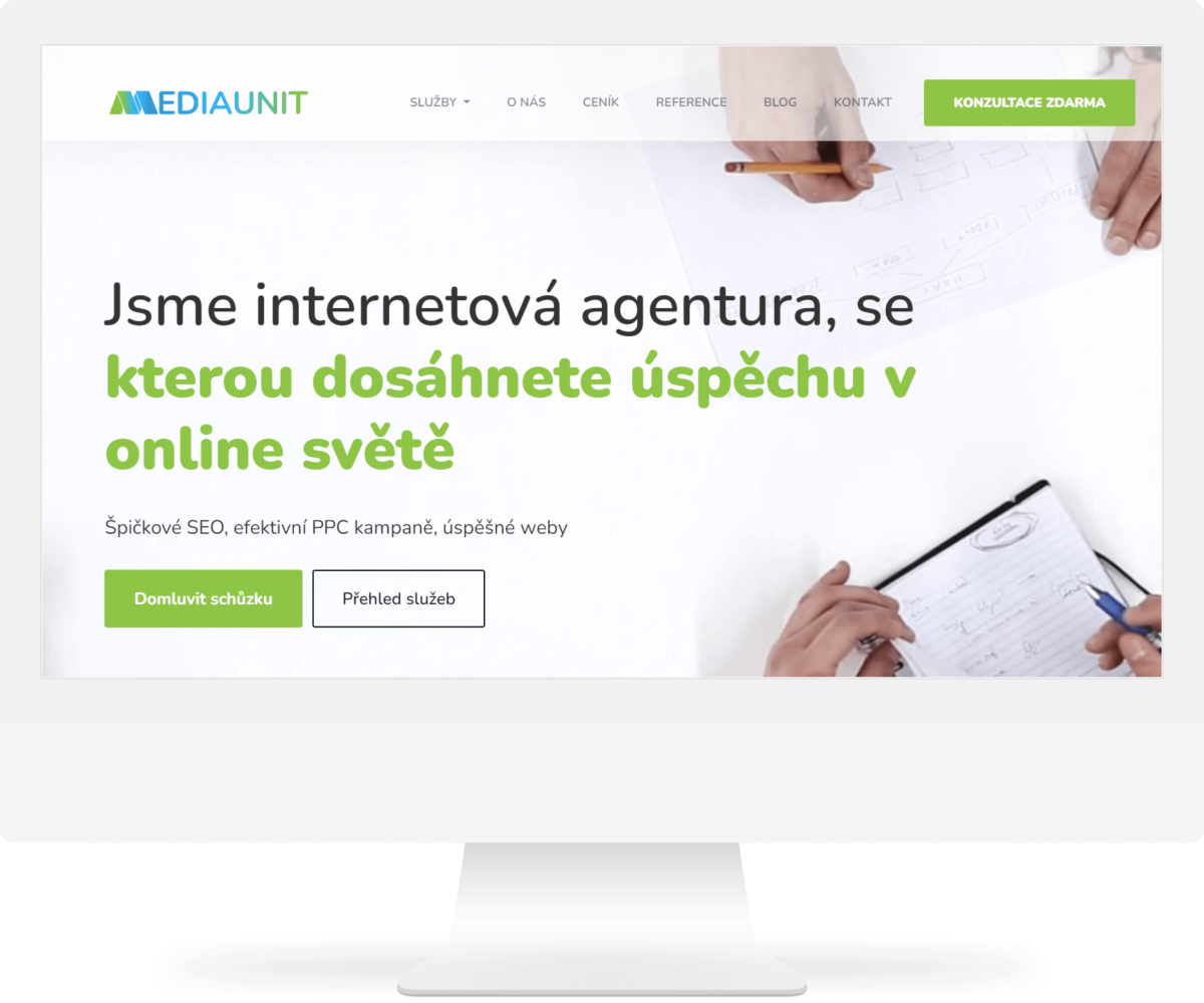 Mobilní verze reference: Mediaunit