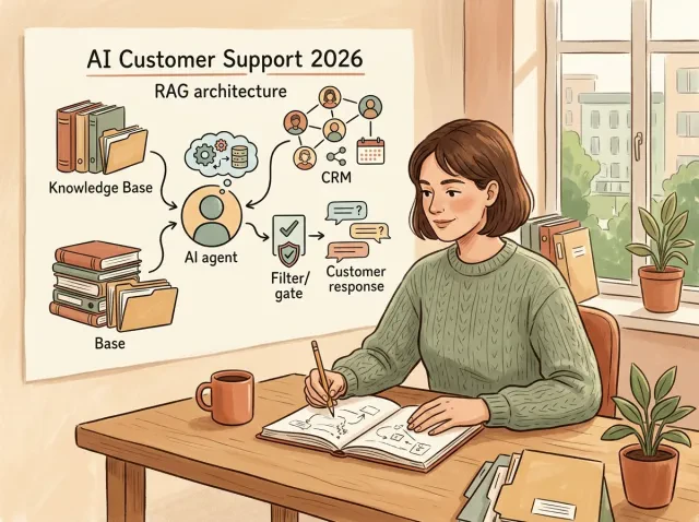 AI zákaznická podpora 2026: Jak integrovat LLM do vašeho CRM bez rizika halucinací